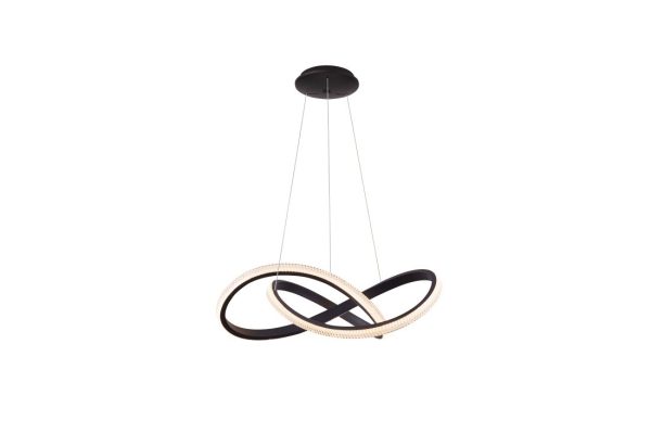 Lampa wisząca na pilota designerska INFINITY 80 CCT BK AZ5096 - AZzardo