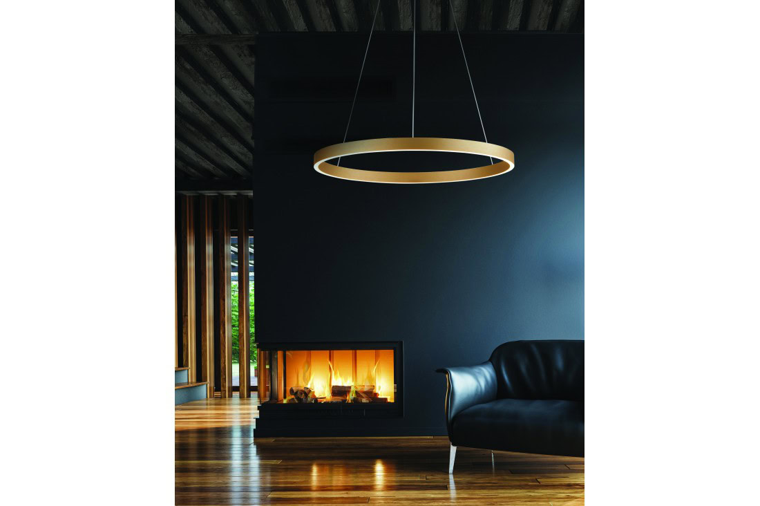Lampa wisząca RING ANDREA 100 3000K DIMM (25W+65W) GO AZ5103 - AZzardo
