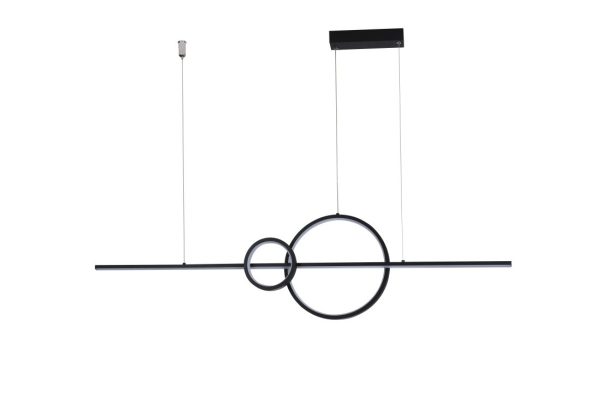 Lampa wisząca okręgi LED SARA 3-STEP DIMM BK AZ5259 - AZzardo