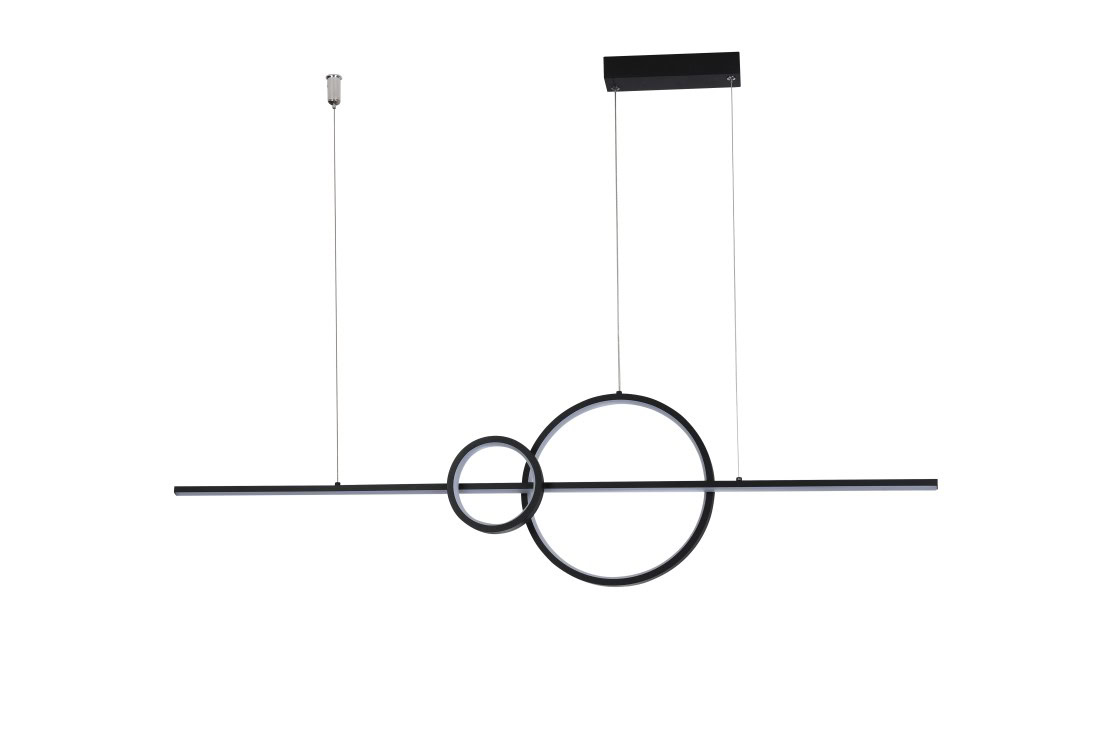 Lampa wisząca okręgi LED SARA 3-STEP DIMM BK AZ5259 - AZzardo