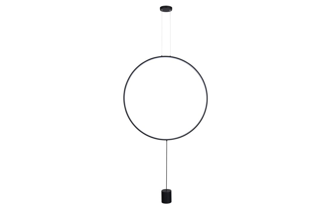 Lampa wisząca(podłogowa) z funkcją dimm RING CODUTTI BK AZ5264 - AZzardo