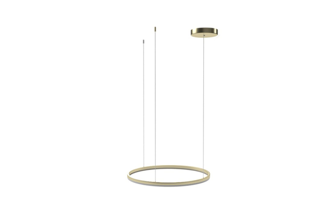 Lampa wisząca na pilota złota RING HALO 150 CCT GO + AZ5348 - AZzardo