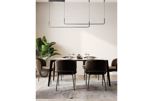 Lampa wisząca minimalistyczna na pilota MARIO 2 CCT DIMM BK AZ5446 - AZzardo