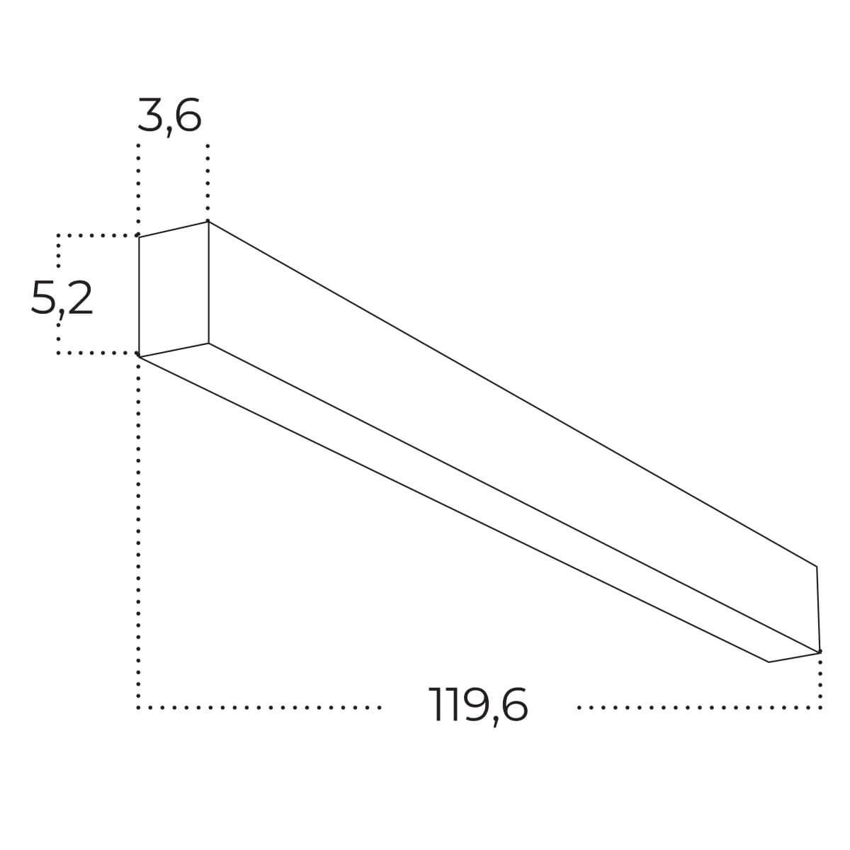 Lampa sufitowa LINELIO POINTS 120 CCT DIMM BK AZ5669 - AZzardo - obrazek 2