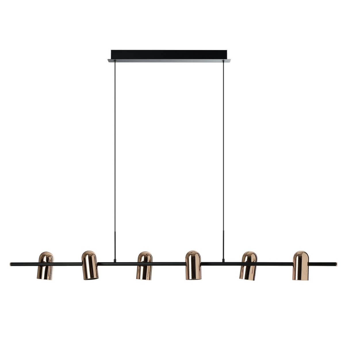 Lampa wisząca VIVI 6 czarno/złota AZ5729 - AZzardo