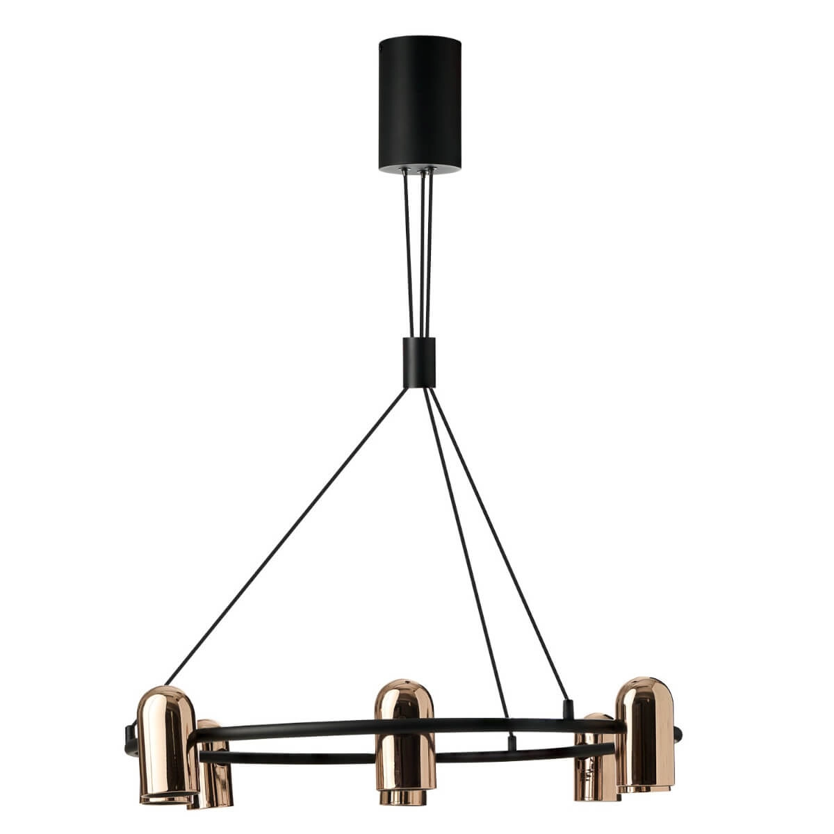 Lampa wisząca VIVI 8 czarno/złota AZ5731 - AZzardo