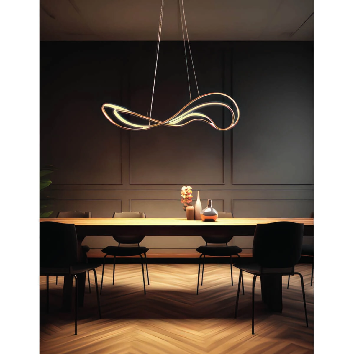 Lampa wisząca TWIST 3-STEP DIMM złota AZ5734 - AZzardo - obrazek 4