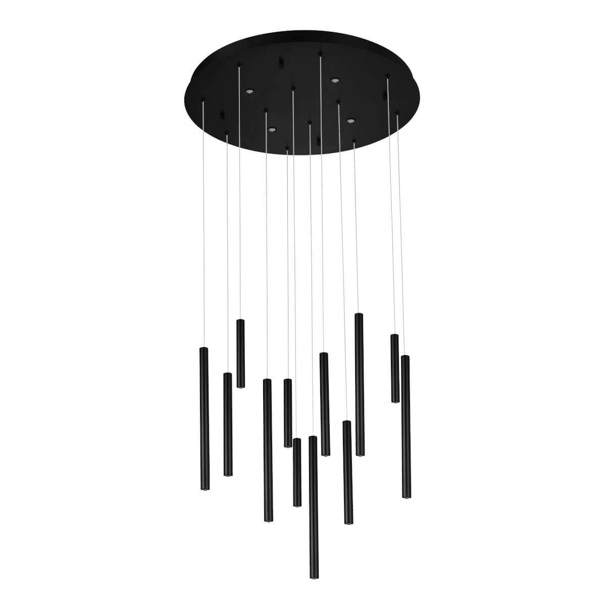 Lampa wisząca ILIOS 12 3-STEP DIMM czarna AZ5744 - AZzardo