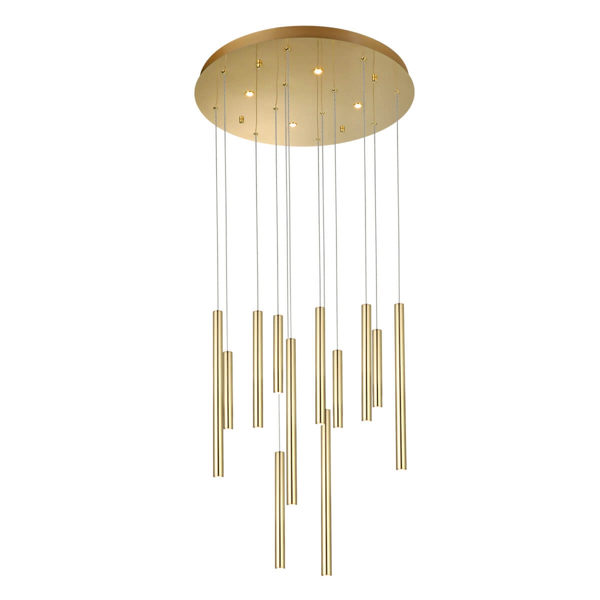 Lampa wisząca ILIOS 12 3-STEP DIMM złota AZ5745 - AZzardo
