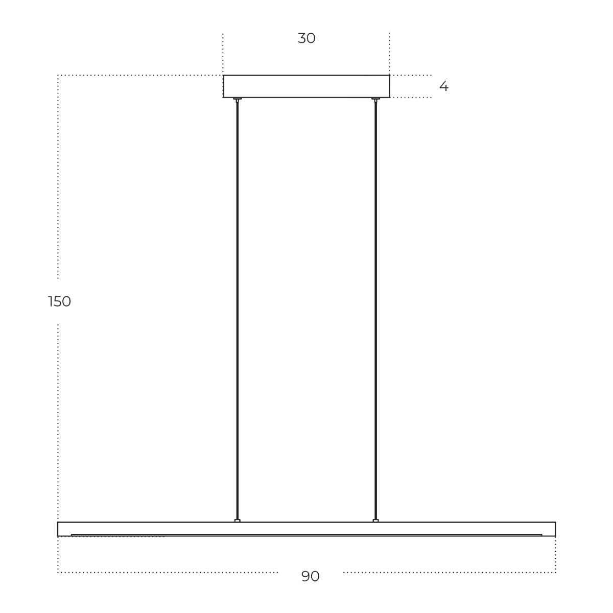 Lampa wisząca ALAMO 90 3-STEP DIMM złota AZ5765 - AZzardo - obrazek 2