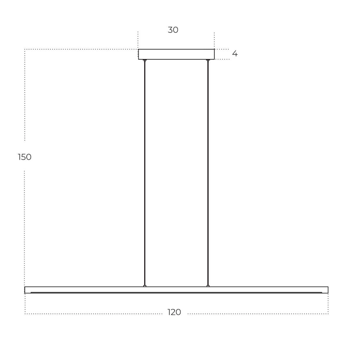 Lampa wisząca ALAMO 120 3-STEP DIMM złota AZ5767 - AZzardo - obrazek 2
