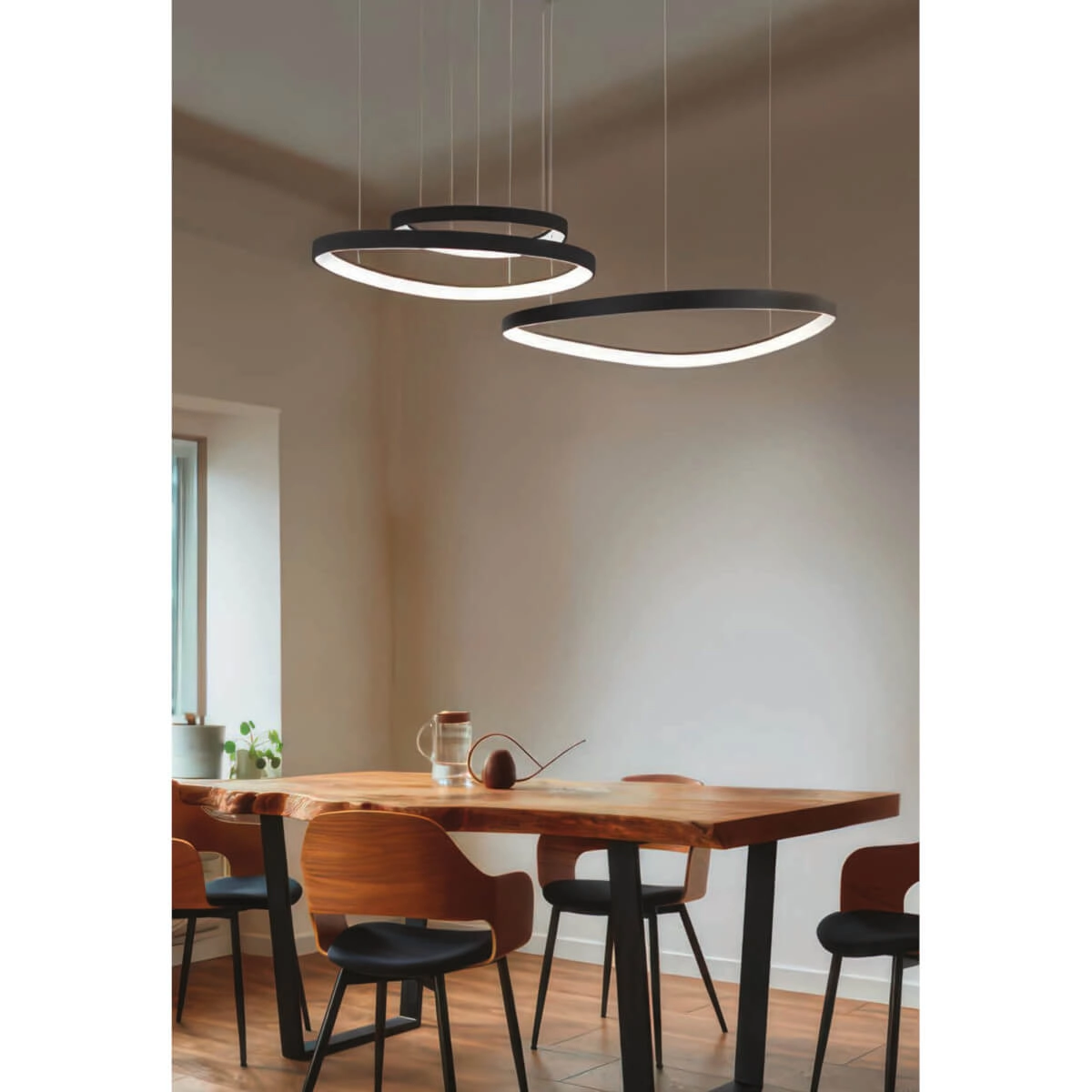 Lampa wisząca AMANDA 42+62+82 CCT 3-STEP DIMM czarna AZ5774 - AZzardo - obrazek 2