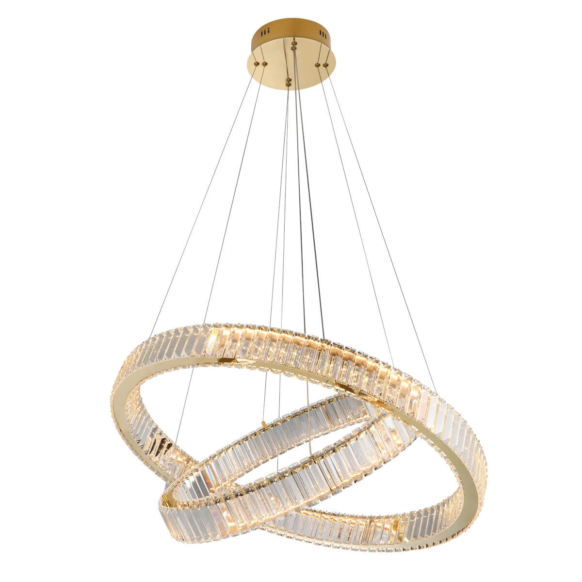 Lampa wisząca SPARK 60+80 DIMM złota AZ5792 - AZzardo - obrazek 2