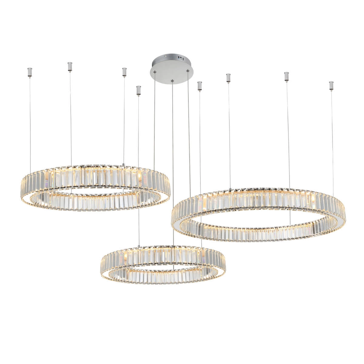 Lampa wisząca SPARK 40+60+80 DIMM chrom AZ5795 - AZzardo