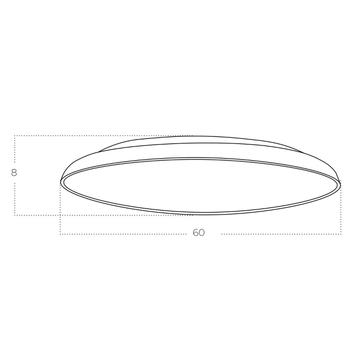 Lampa sufitowa CLARA 60 CCT switch DIMM czarna AZ5801 - AZzardo - obrazek 2