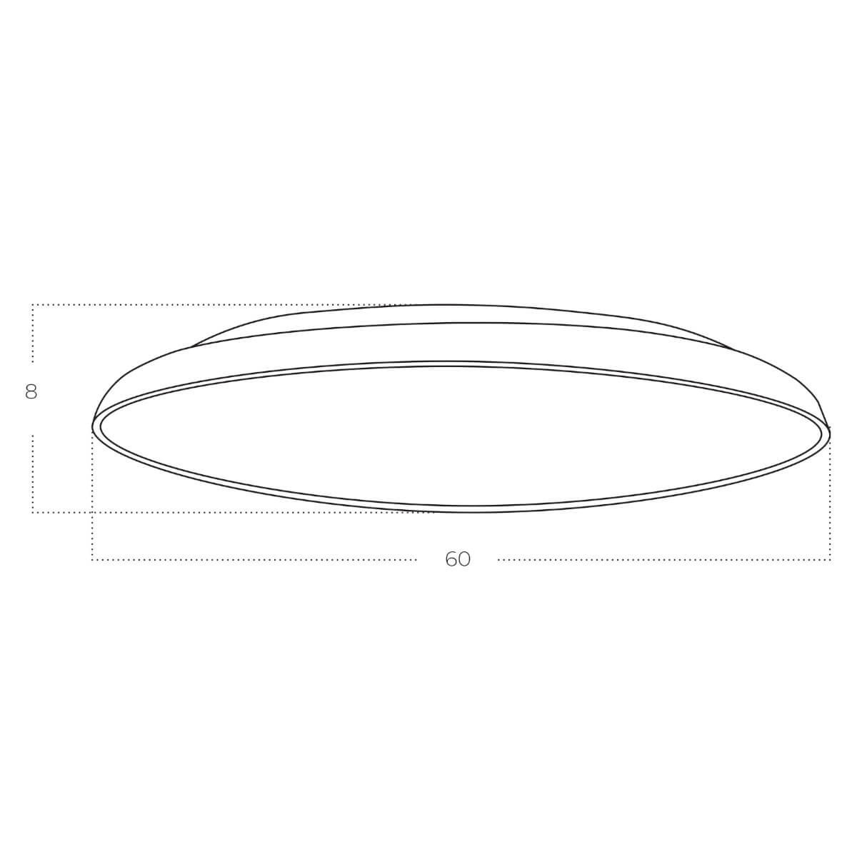 Lampa sufitowa CLARA 80 CCT switch DIMM biała AZ5806 - AZzardo - obrazek 2