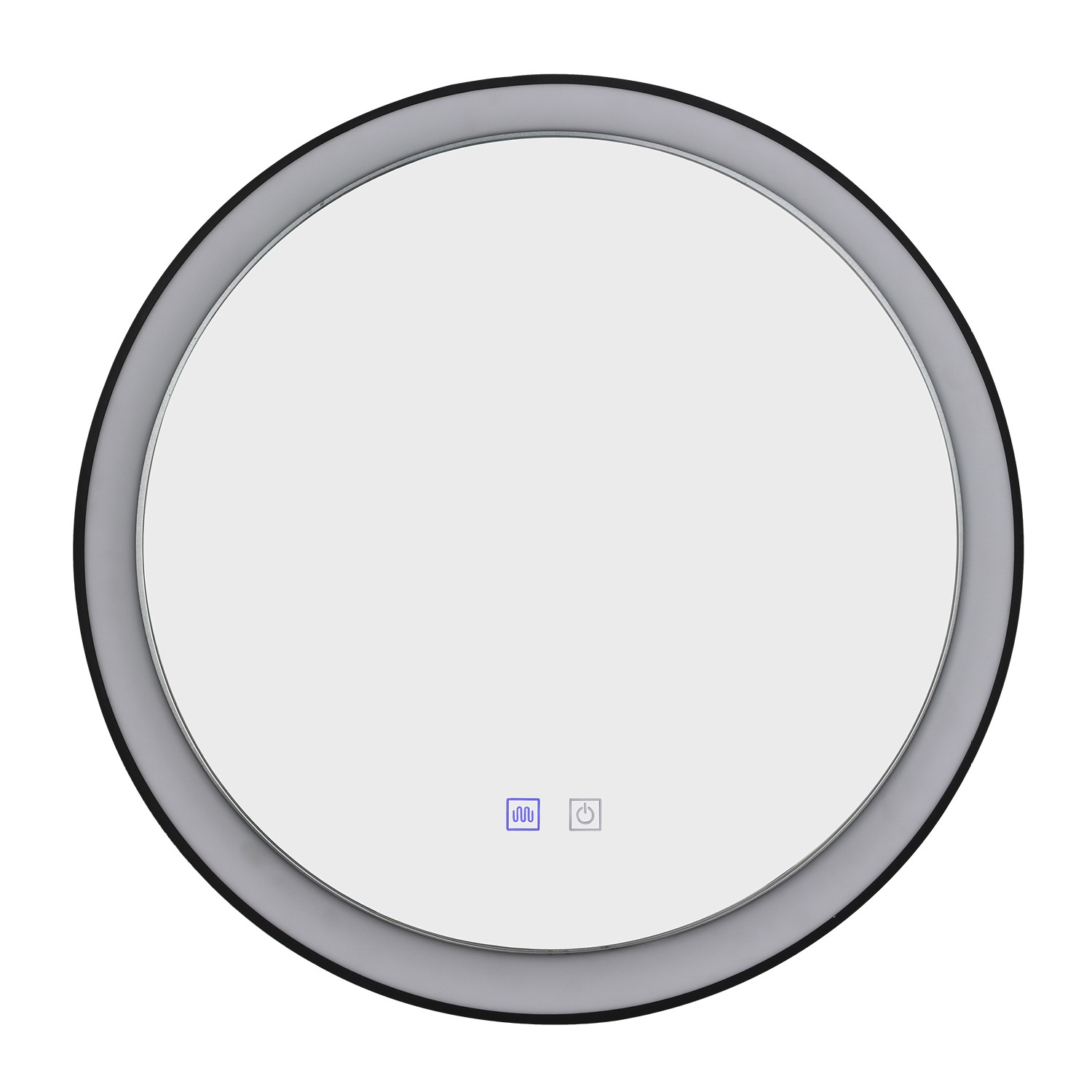 Lustro łazienkowe z LED, podgrzewane, SERGIO 80 CCT switch czarne AZ5821 - AZzardo