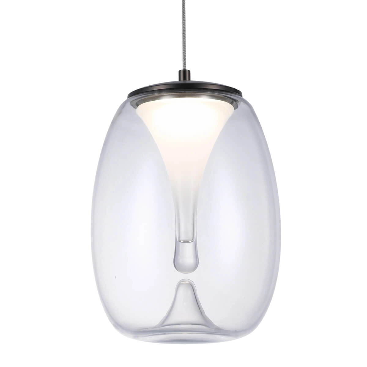 Lampa wisząca szklana PAMELA 20 CLEAR AZ5823 - AZzardo