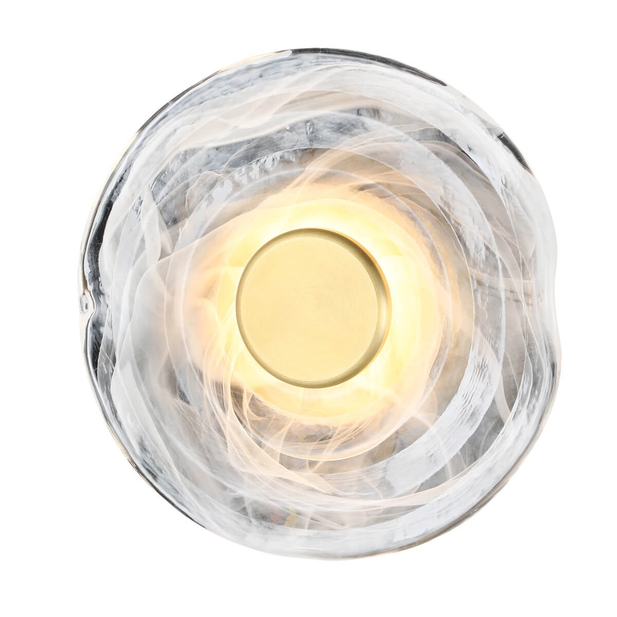 Lampa ścienno-sufitowa szklana NESTOR 20 mosiądz AZ5828 - AZzardo