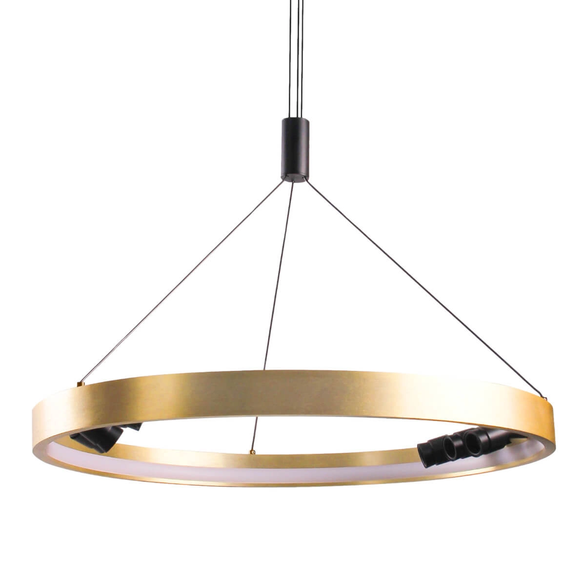 Lampa wisząca do salonu czarno złota SERAFINO 60 3-STEP DIMM AZ5834 - AZzardo