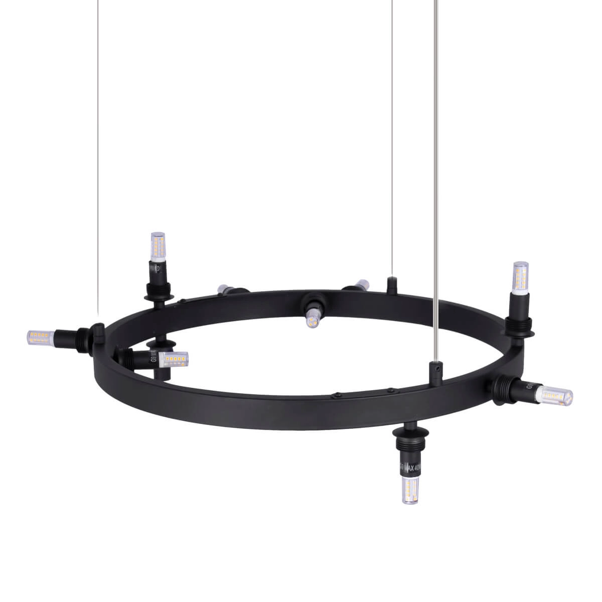 Podstawa lampy wiszącej czarna BUBBLES LAMPBODY ROUND 10 BK AZ5869 - AZzardo
