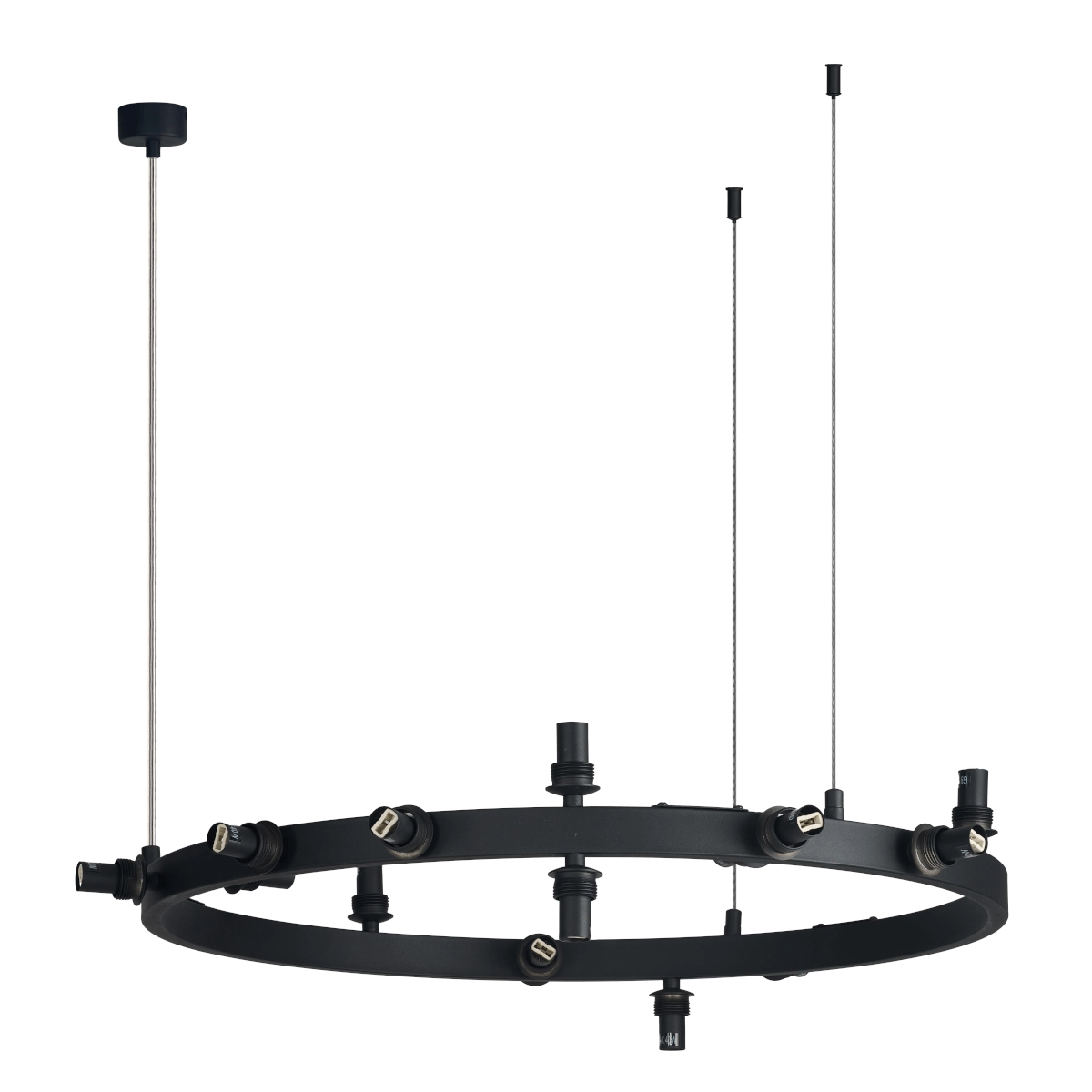 Podstawa lampy wiszącej czarna BUBBLES LAMPBODY ROUND 15 BK AZ5875 - AZzardo - obrazek 2