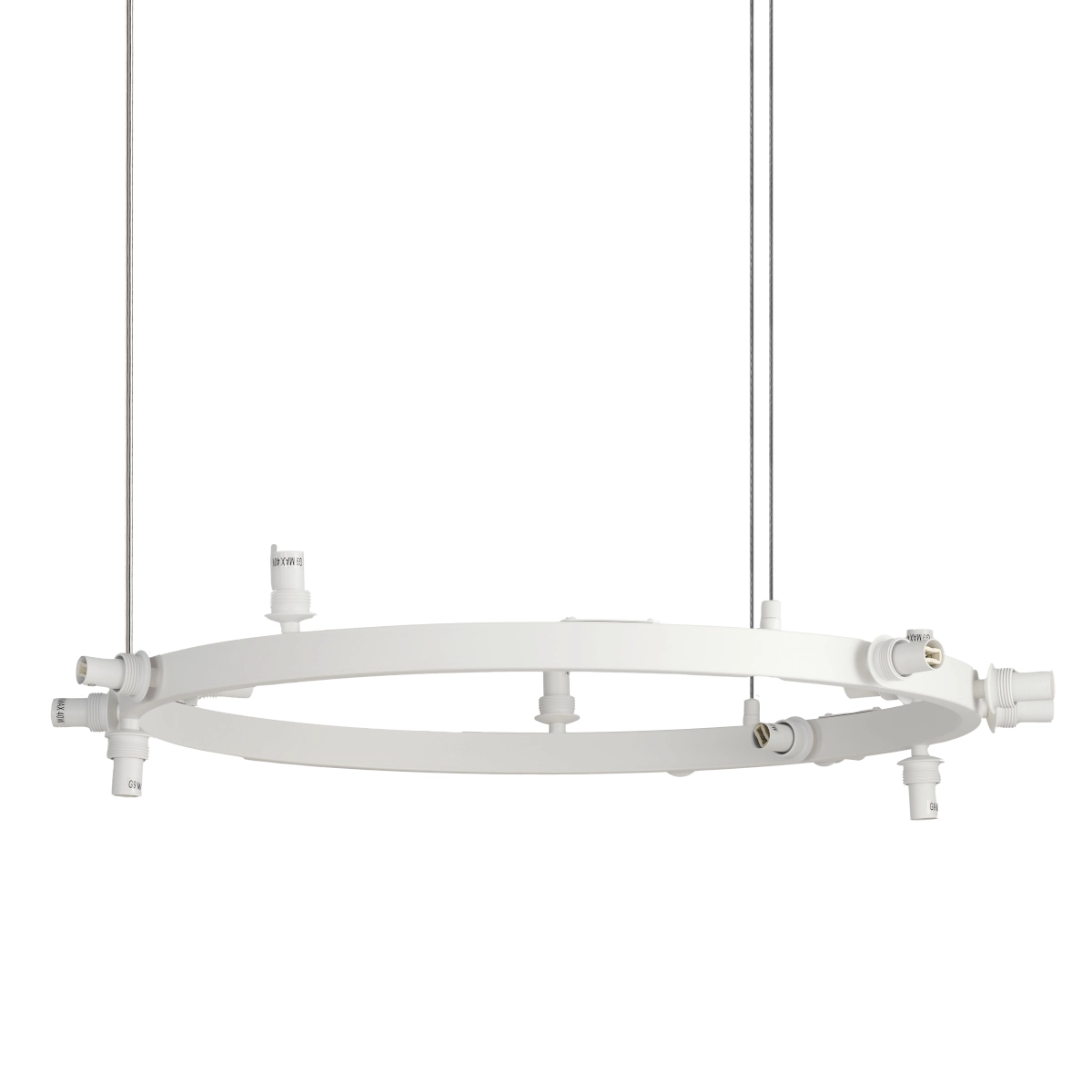 Podstawa lampy wiszącej biała BUBBLES LAMPBODY ROUND 15 WH AZ5876 - AZzardo