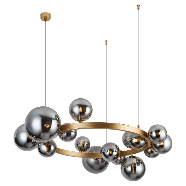 Podstawa lampy wiszącej złota BUBBLES LAMPBODY ROUND 15 GO AZ5877 - AZzardo