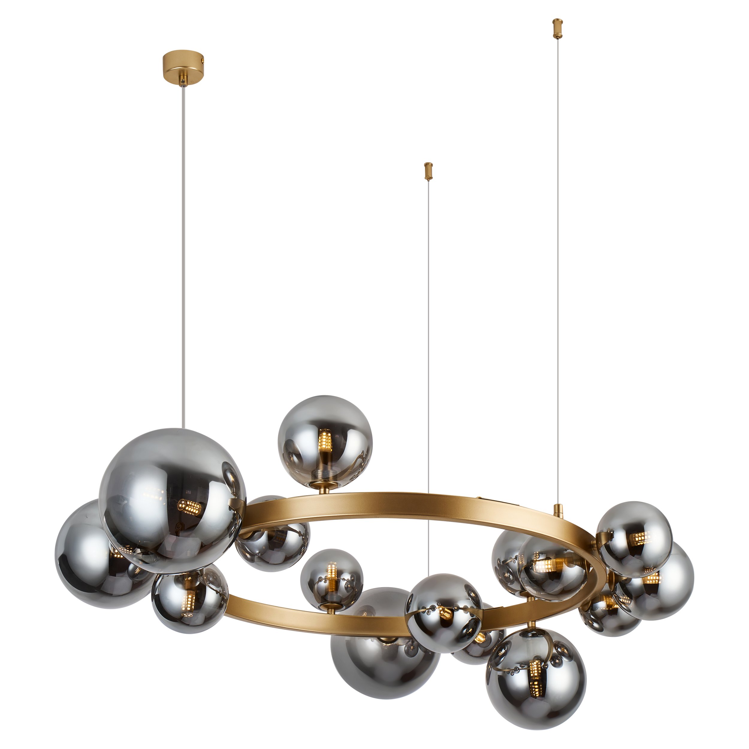 Podstawa lampy wiszącej złota BUBBLES LAMPBODY ROUND 15 GO AZ5877 - AZzardo