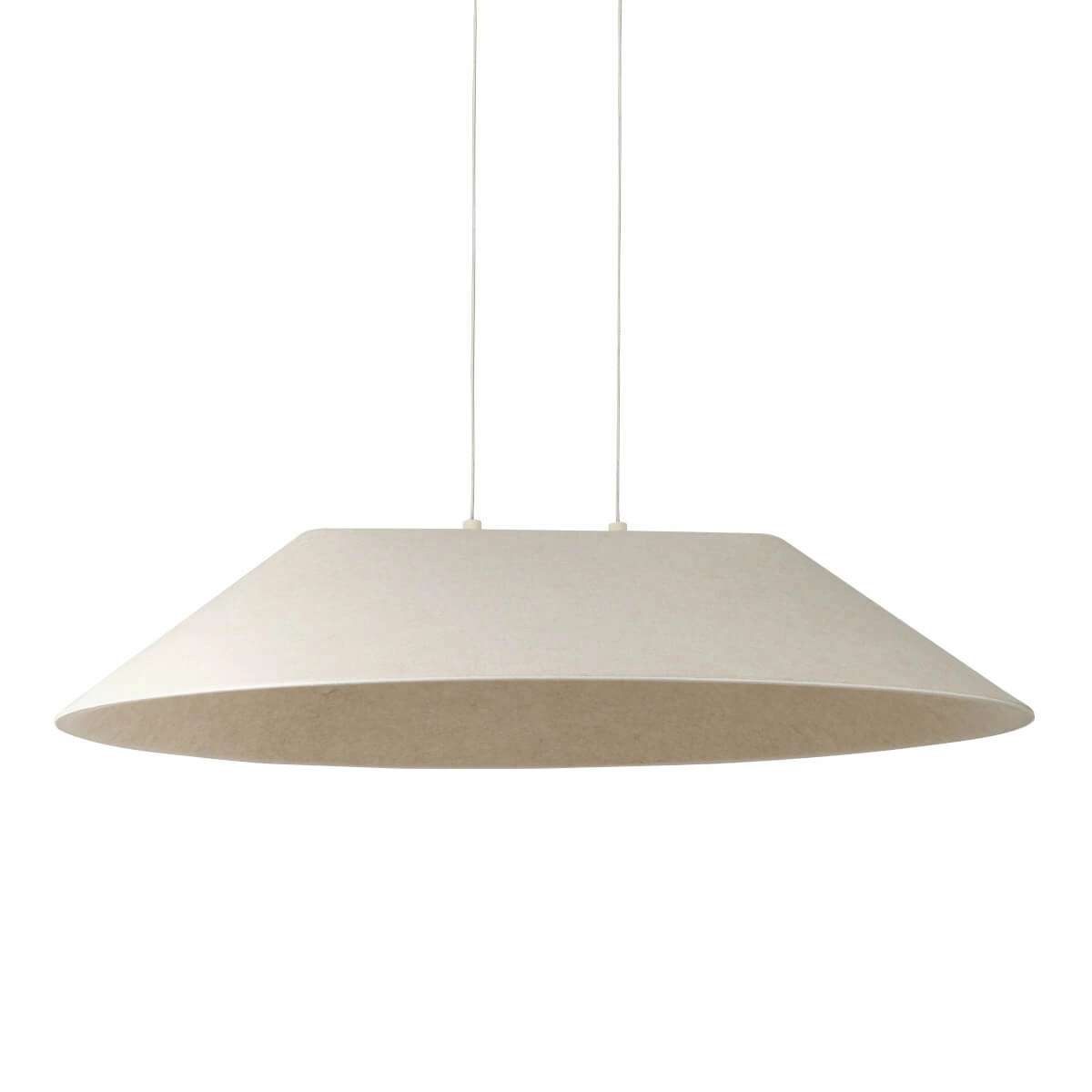 Lampa wisząca z kloszem filcowym i soczewką FELMAN BEIGE DIMM AZ5899 - AZzardo
