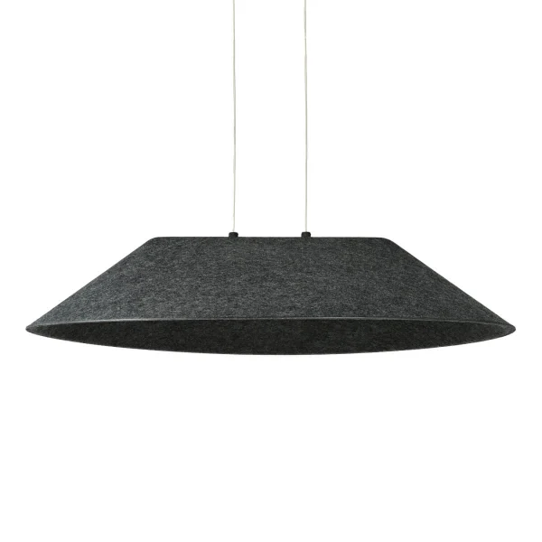 Lampa wisząca z kloszem filcowym i soczewką FELMAN BLACK DIMM AZ5900 - AZzardo