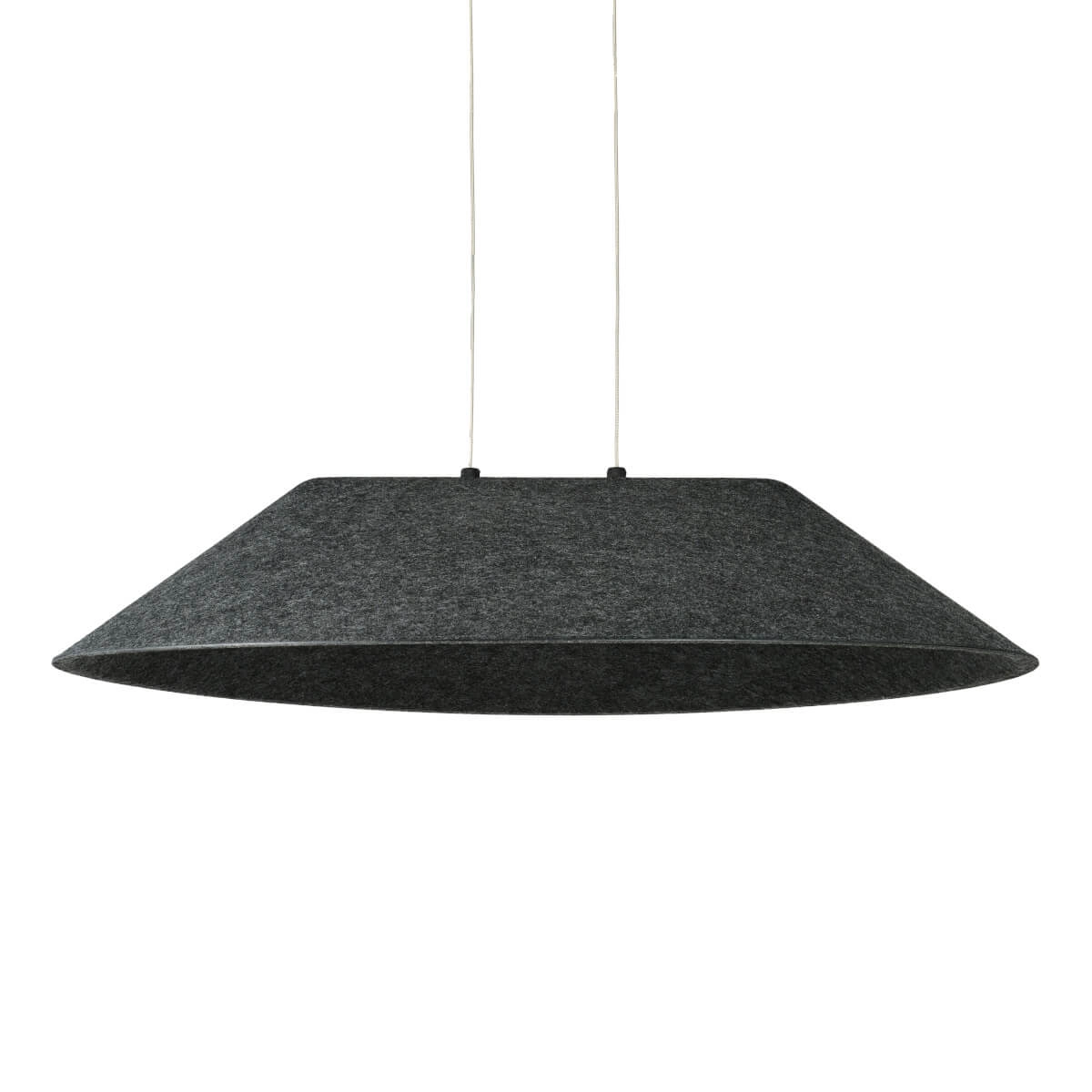 Lampa wisząca z kloszem filcowym i soczewką FELMAN BLACK DIMM AZ5900 - AZzardo