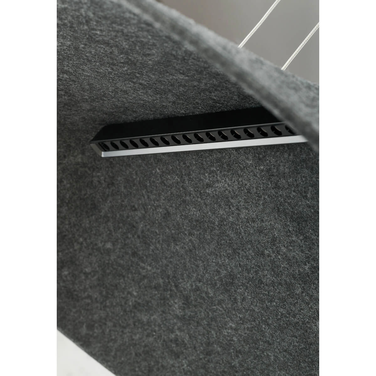Lampa wisząca z kloszem filcowym i soczewką FELMAN BLACK DIMM AZ5900 - AZzardo - obrazek 3