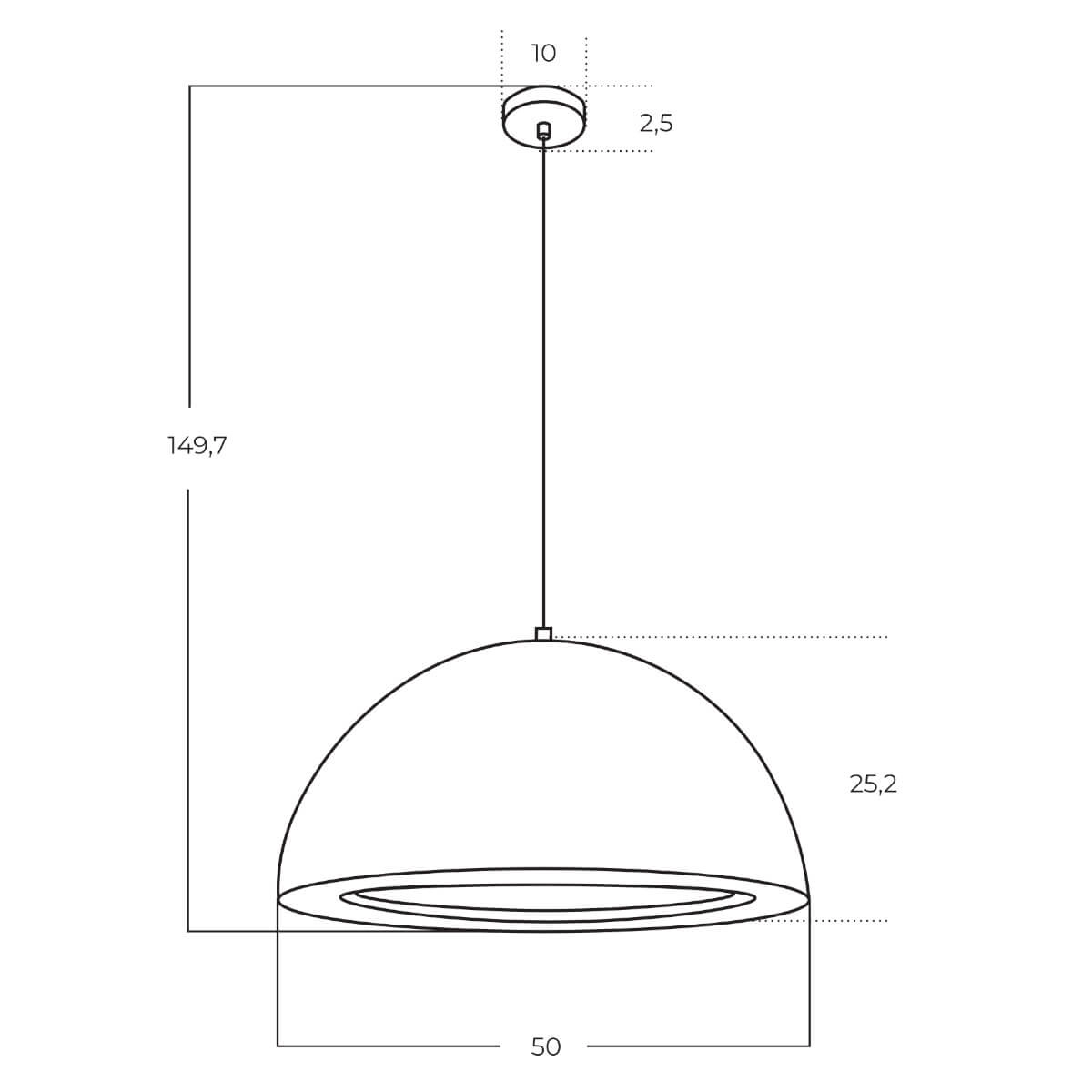 Lampa wisząca RENE COFEE AZ5901 - AZzardo - obrazek 4