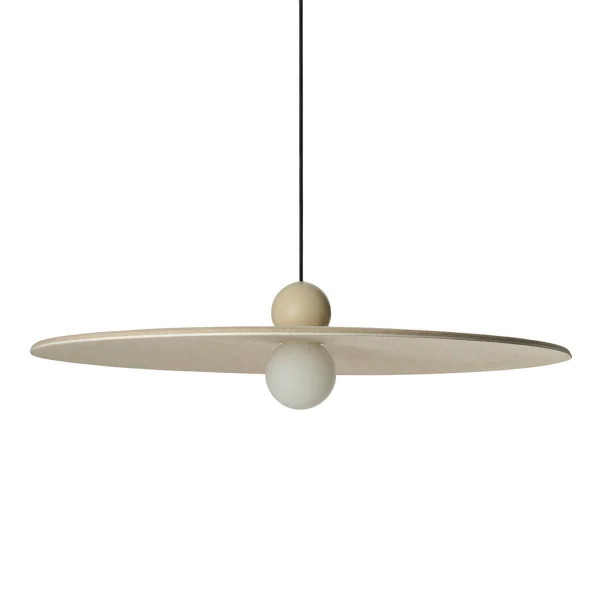 Lampa wisząca FREYA beżowa kapelusz DIMM AZ5907 - AZzardo