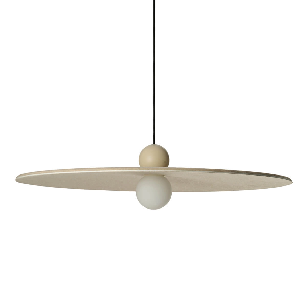 Lampa wisząca FREYA beżowa kapelusz DIMM AZ5907 - AZzardo