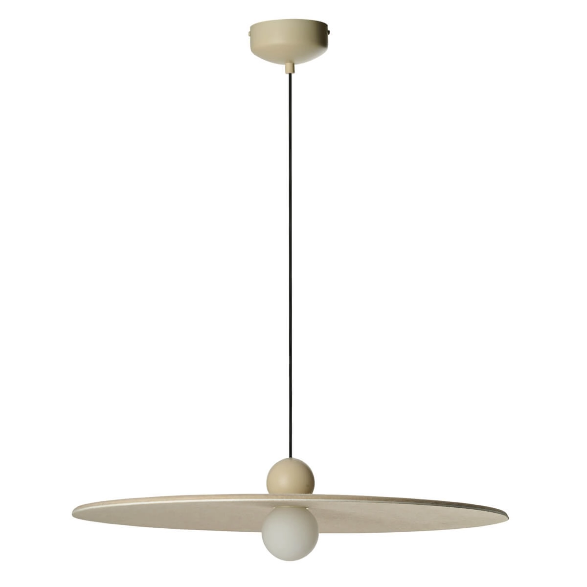 Lampa wisząca FREYA beżowa kapelusz DIMM AZ5907 - AZzardo - obrazek 2