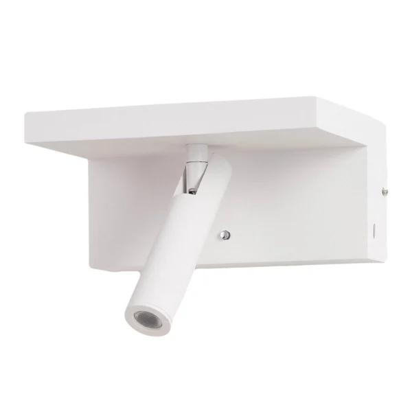Kinkiet z funkcją ładowania USB HYLLA NFC biały AZ5911 - AZzardo