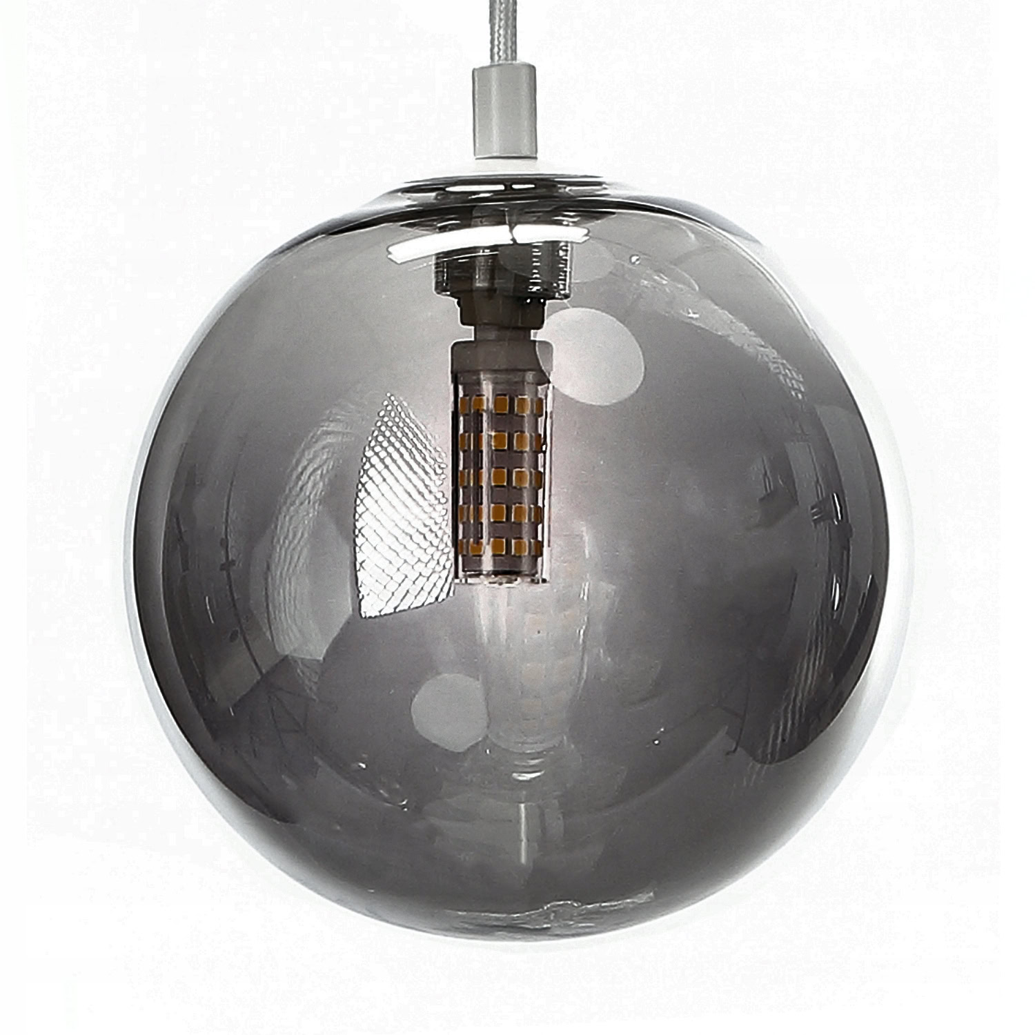 Klosz dymiony BUBBLES GLASS SHADE D18 SMOKY AZ5959 - AZzardo