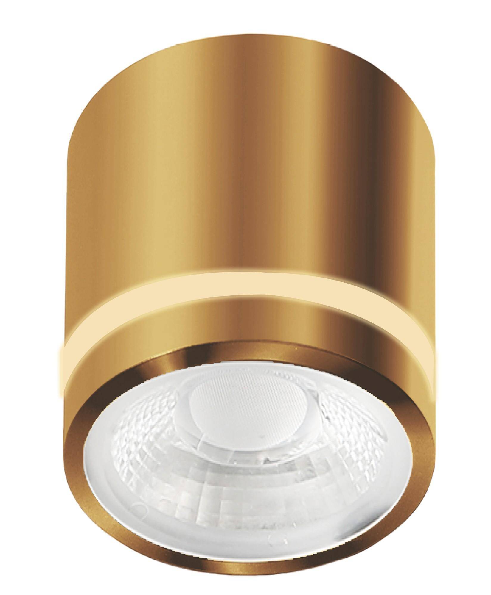 Oprawa sufitowa złota łazienkowa VICI IP44 12W CCT SWITCH GO AZ6041 - AZzardo