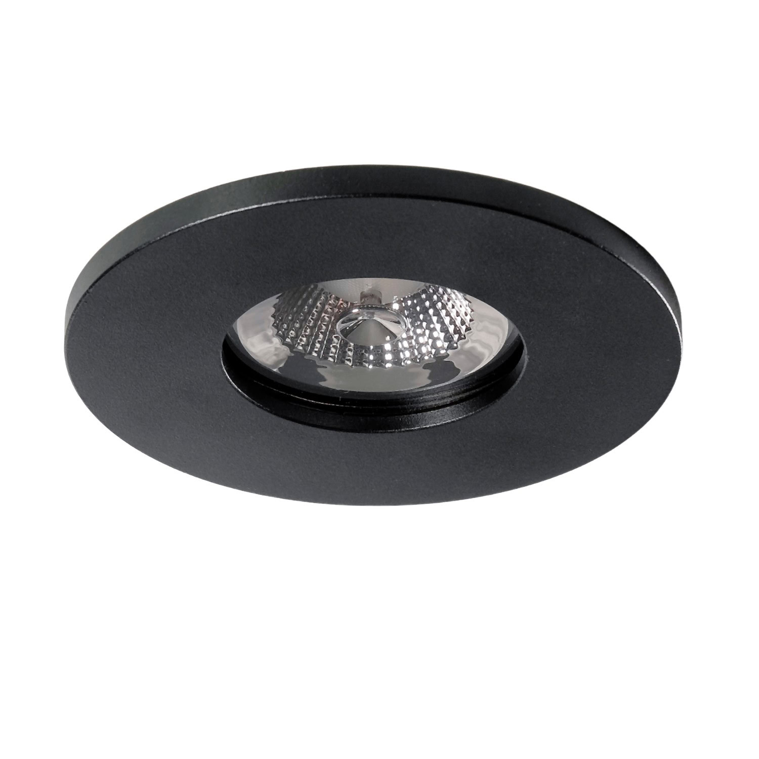 Lampa do wbudowania okrągła czarna KANT R IP44 BK AZ6046 - AZzardo