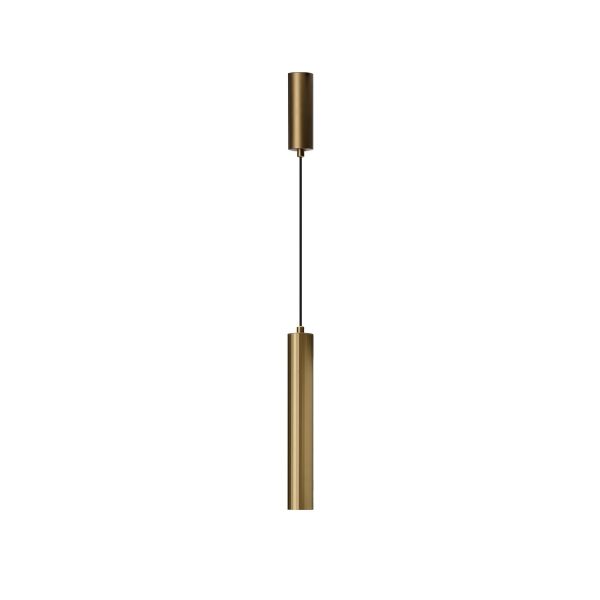Lampa wisząca złota tuba DAMI 1 10W zmienna barwa światła CCT GO AZ6062 - AZzardo