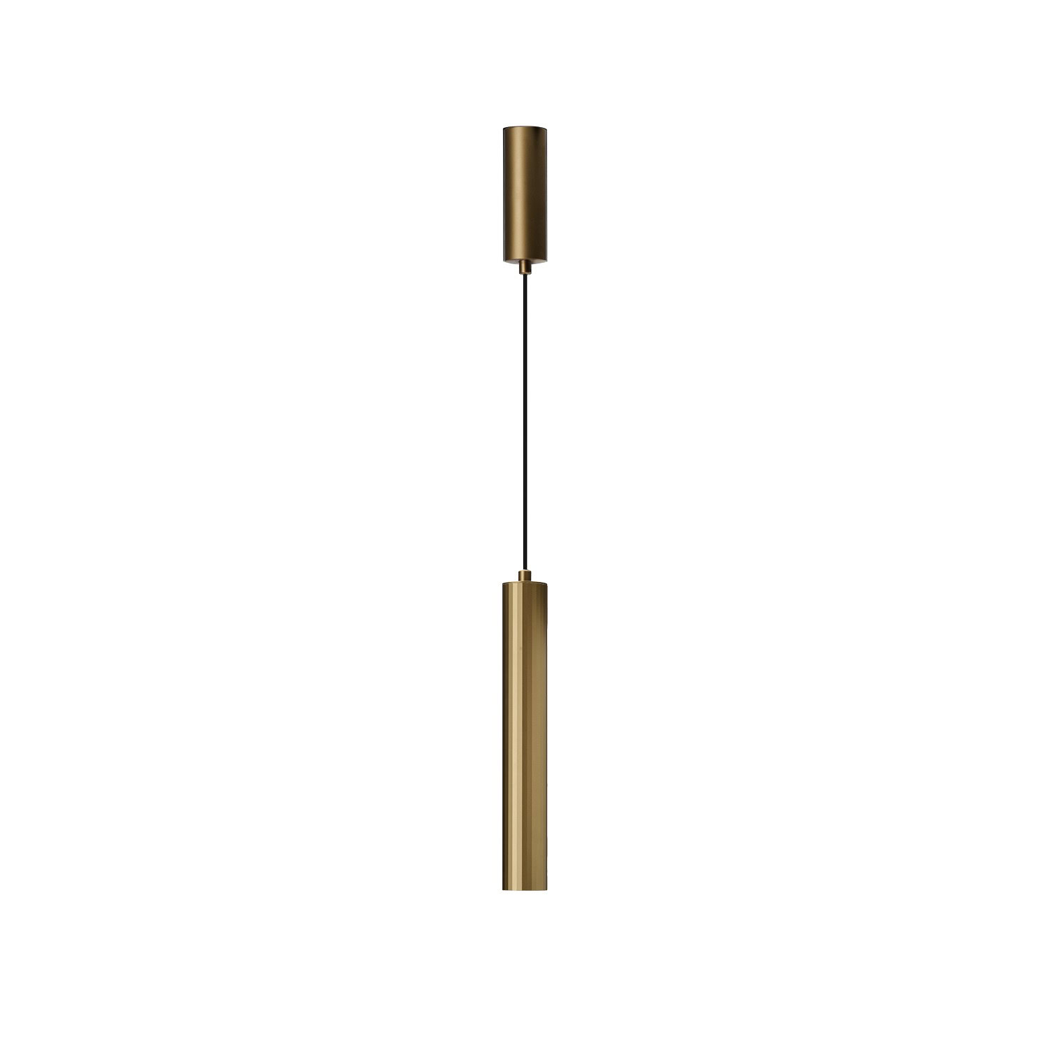 Lampa wisząca złota tuba DAMI 1 10W zmienna barwa światła CCT GO AZ6062 - AZzardo