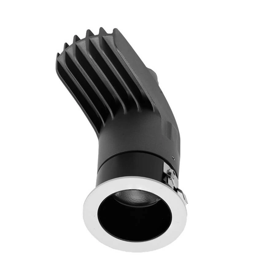 Lampa do wbudowania TORK 9W CCT SWITCH WH/BK AZ6086 - AZzardo