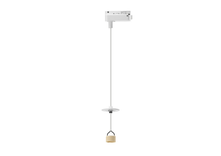 Baza lampy wiszącej do szyn LUCAS 1LINE GU10 WH AZ6100 - AZzardo