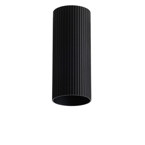Klosz ryflowany LUCAS RIBBED TUBE 30 BK AZ6138 - AZzardo