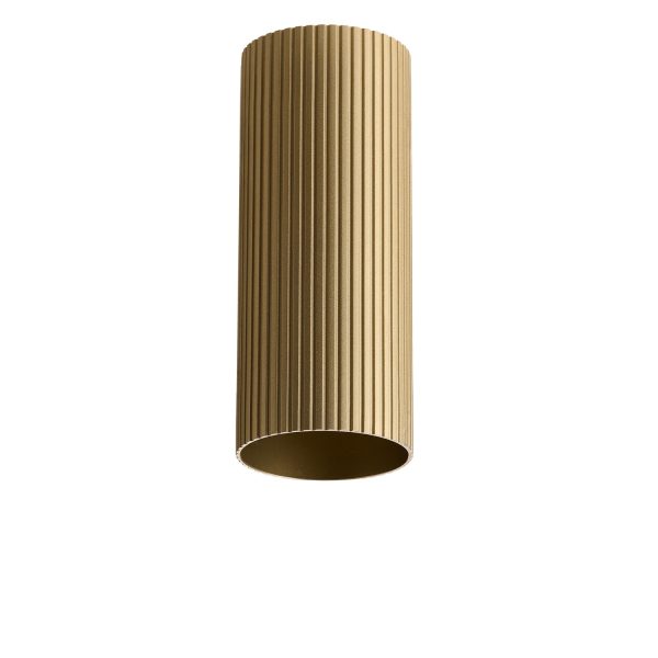 Klosz ryflowany LUCAS RIBBED TUBE 30 BRASS GOLD AZ6140 - AZzardo