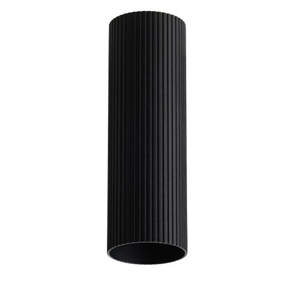 Klosz ryflowany LUCAS RIBBED TUBE 50 BK AZ6146 - AZzardo