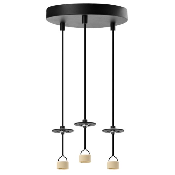 Baza lampy wiszącej LUCAS 3R GU10 BK AZ6158 - AZzardo