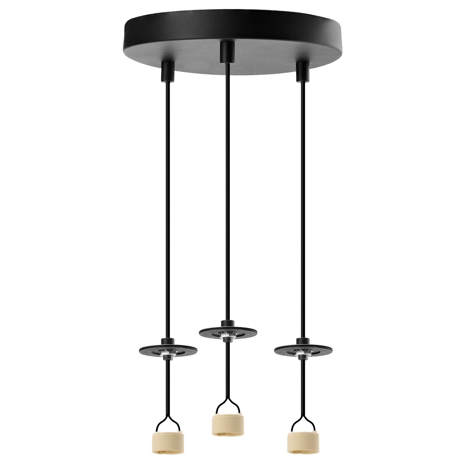 Baza lampy wiszącej LUCAS 3R GU10 BK AZ6158 - AZzardo